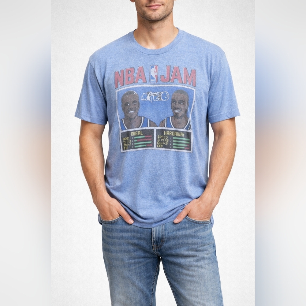 HOMAGE Light Blue NBA Jam Tee
